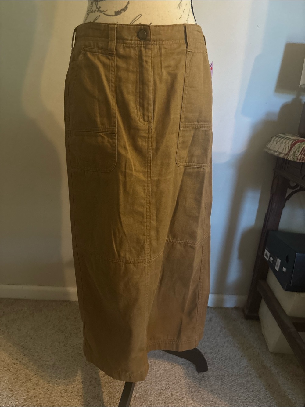 Vintage Ralph Lauren Utility Midi Skirt